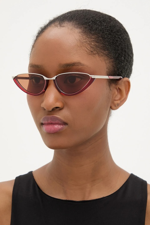 Bottega Veneta okulary przeciwsłoneczne damskie kolor czerwony BV1346S - zdjęcie produktu nr 1