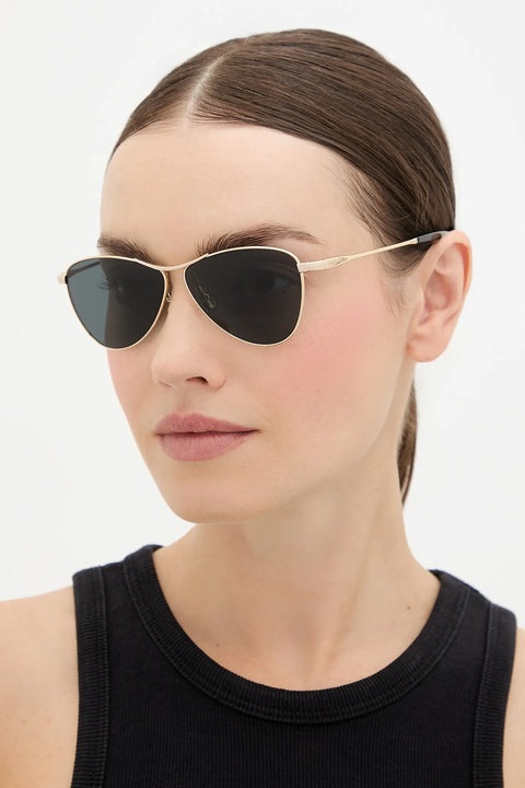 Saint Laurent okulary przeciwsłoneczne VESPER damskie kolor złoty SL 831 - zdjęcie produktu nr 1