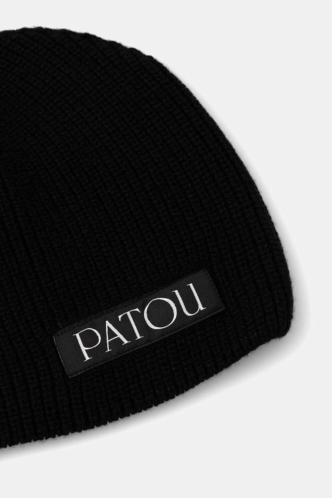 Patou czapka z wełną kolor czarny AC1028041 - zdjęcie produktu nr 2