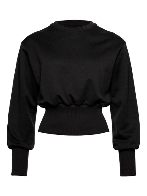ERES banded cuffed sweatshirt - Black - zdjęcie produktu nr 1