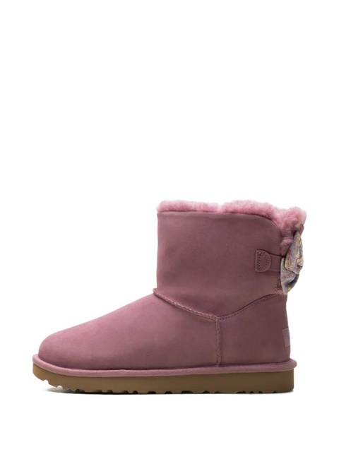 UGG Mini Bailey Bow II suede boots - Pink - zdjęcie produktu nr 2