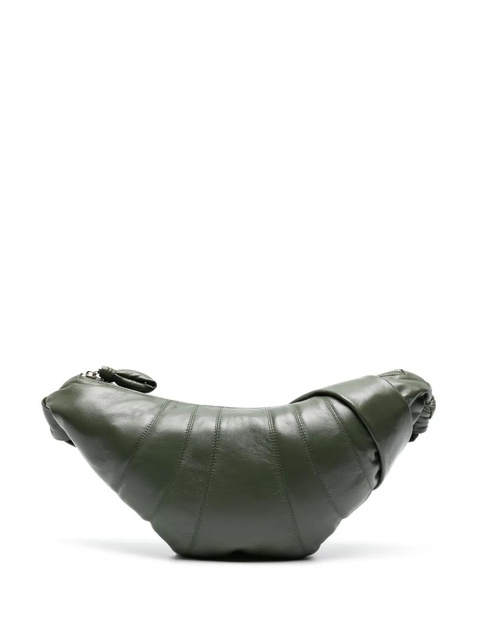 LEMAIRE medium Croissant crossbody bag - Green - zdjęcie produktu nr 1