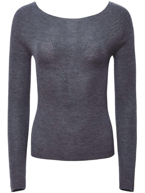 Altuzarra Lee logo-embroidered cashmere jumper - Grey - zdjęcie produktu nr 1