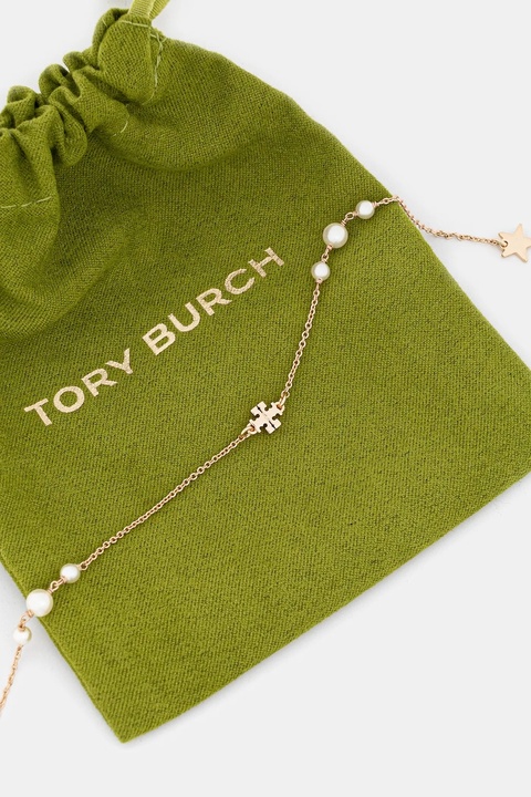 Tory Burch naszyjnik pozłacany Delicate Kira Pearl 176867-749 - zdjęcie produktu nr 2