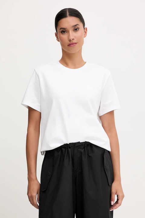 The North Face t-shirt bawełniany Dome Relaxed damski kolor biały NF0A8DZ2FN41 - zdjęcie produktu nr 1