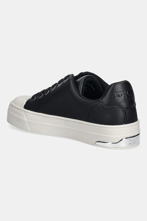 Dkny tenisówki skórzane York Star damskie kolor czarny K4588454 - zdjęcie produktu nr 2