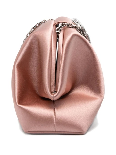 Amina Muaddi Camelia embellished clutch bag - Pink - zdjęcie produktu nr 1