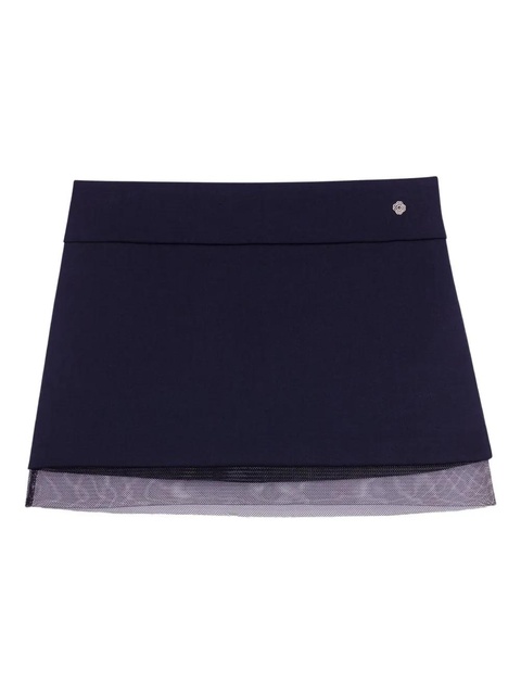 Maje button-detail mini skirt - Blue - zdjęcie produktu nr 1