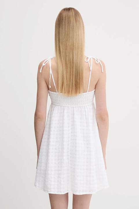Hollister Co. sukienka bawełniana kolor biały mini rozkloszowana KI359-5348 - zdjęcie produktu nr 2
