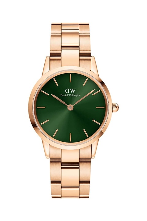 Daniel Wellington zegarek Iconic Link Emerald 32 damski kolor złoty - zdjęcie produktu nr 1