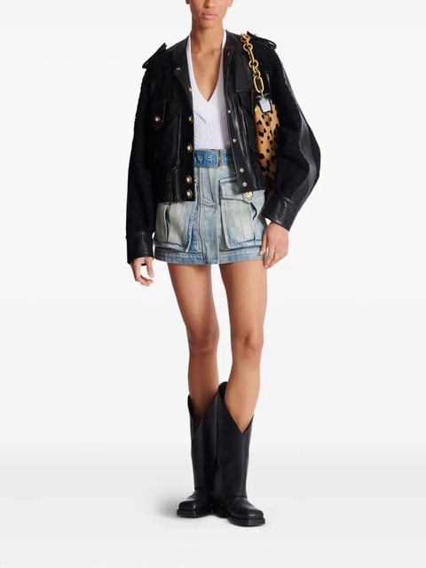 Balmain belted skirt - Blue - zdjęcie produktu nr 2