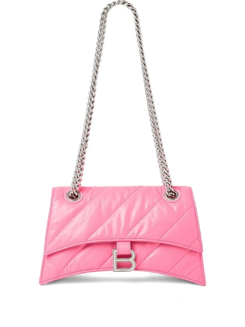 Balenciaga small Crush quilted chain shoulder bag - Pink - zdjęcie produktu nr 1