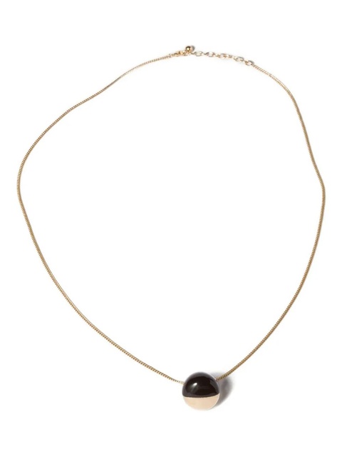 Miu Miu ball-pendant necklace - Brown - zdjęcie produktu nr 1