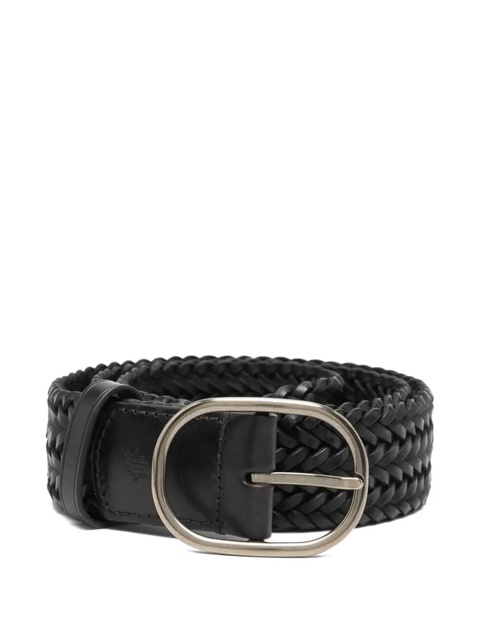 DRAGON DIFFUSION braided leather belt - Black - zdjęcie produktu nr 2