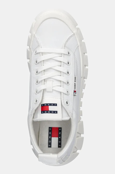 Tommy Jeans sneakersy FLATFORM SNEAKER NYLON kolor biały EN0EN02793 - zdjęcie produktu nr 2