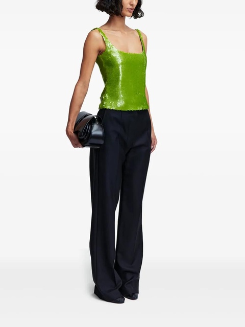16Arlington Hornet sequin-embellished top - Green - zdjęcie produktu nr 2