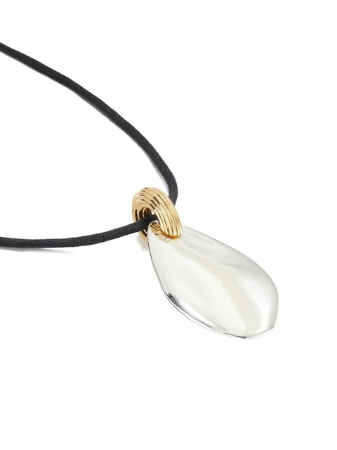 Tory Burch teardrop pendant necklace - Black - zdjęcie produktu nr 2
