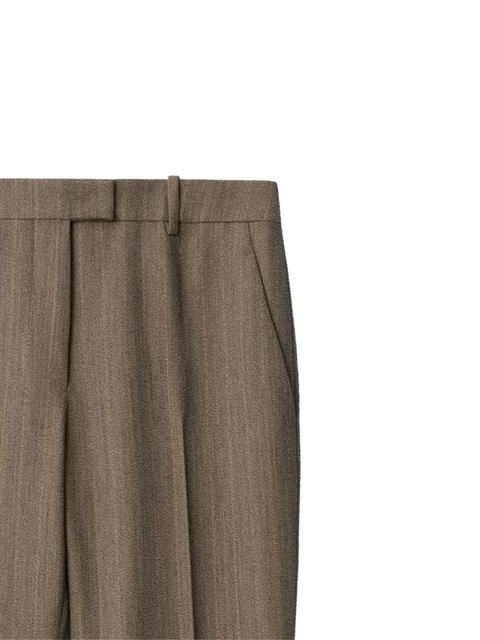 Burberry striped straight trousers - Grey - zdjęcie produktu nr 2