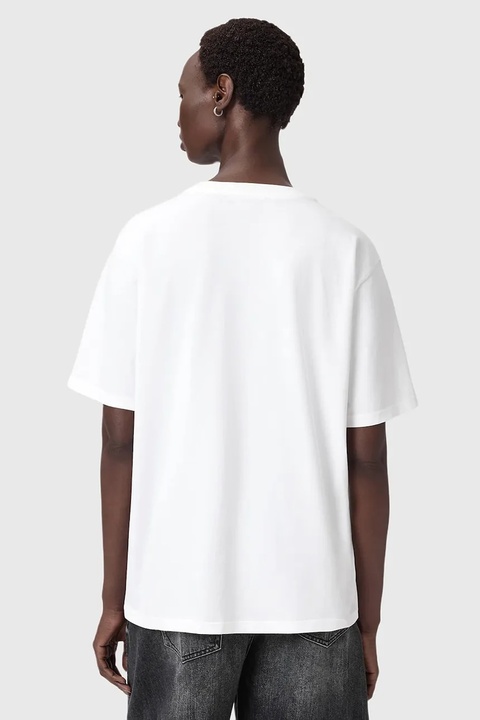 AllSaints t-shirt bawełniany damski kolor biały W145JD - zdjęcie produktu nr 2