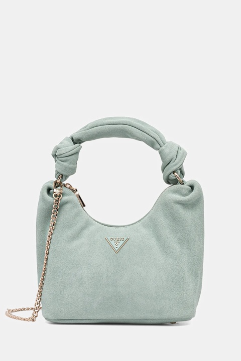Guess torebka zamszowa ISOTTA kolor turkusowy HWSG96 60010 - zdjęcie produktu nr 1