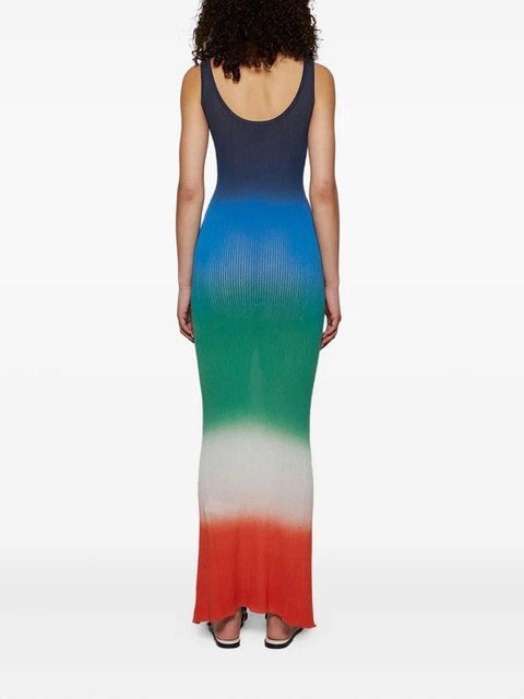 Casablanca gradient-effect maxi dress - Blue - zdjęcie produktu nr 2