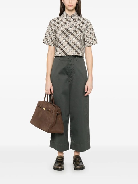Burberry checked shirt - Neutrals - zdjęcie produktu nr 2