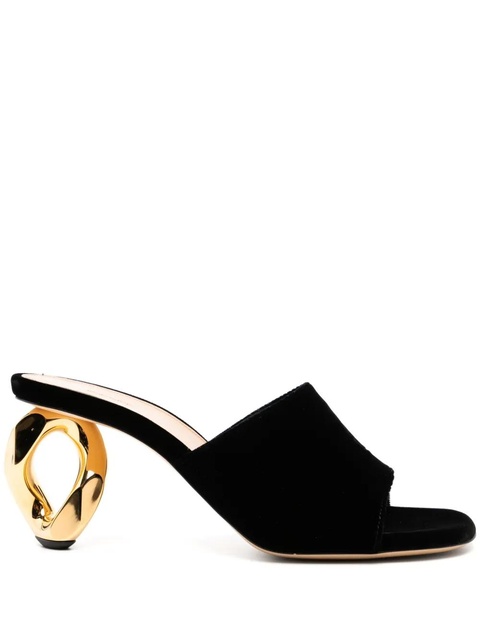 JW Anderson mule chain sandals - Black - zdjęcie produktu nr 1