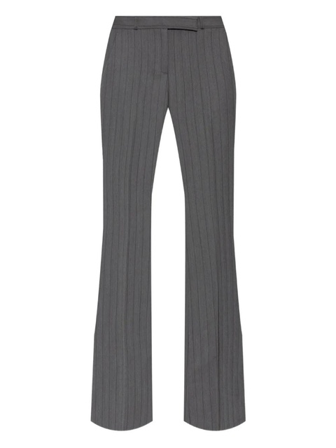 Alexander McQueen pinstripe flared trousers - Grey - zdjęcie produktu nr 1