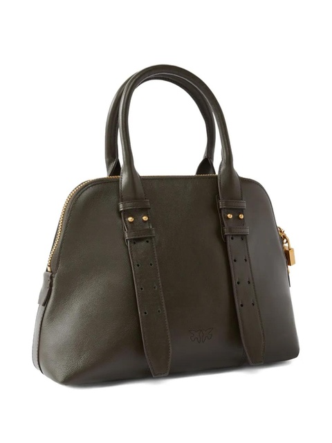 PINKO Love Birds-plaque tote bag - Green - zdjęcie produktu nr 1