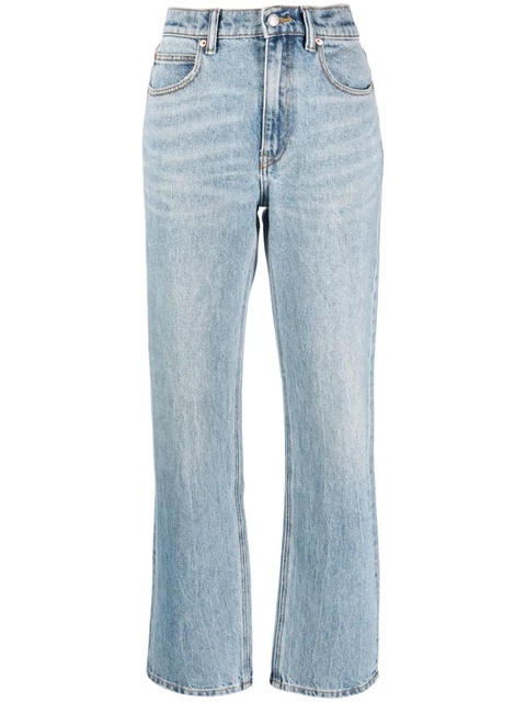 Alexander Wang mid-rise straight-leg jeans - Blue - zdjęcie produktu nr 1