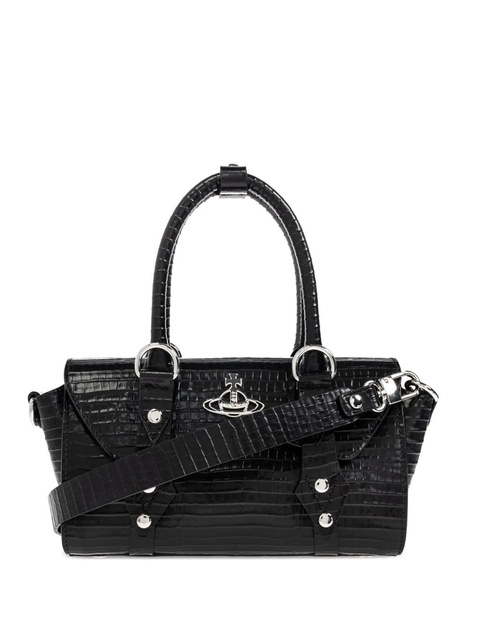 Vivienne Westwood croc-embossed tote bag - Black - zdjęcie produktu nr 1