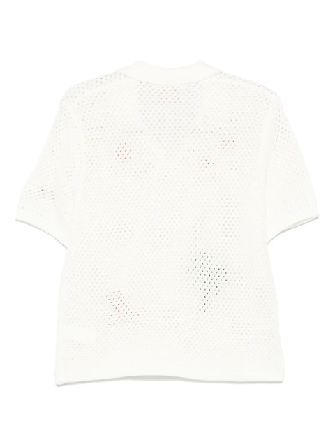 MC2 Saint Barth Pixie-embroidered top - Neutrals - zdjęcie produktu nr 1