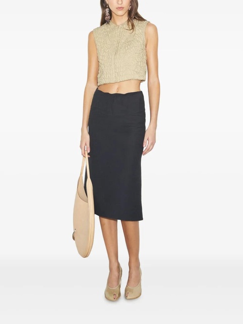 Tory Burch quilted sleeveless vest - Neutrals - zdjęcie produktu nr 2