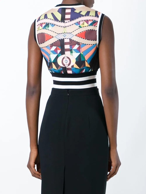 Givenchy 'Crazy Cleopatra' knitted top - Multicolour - zdjęcie produktu nr 2