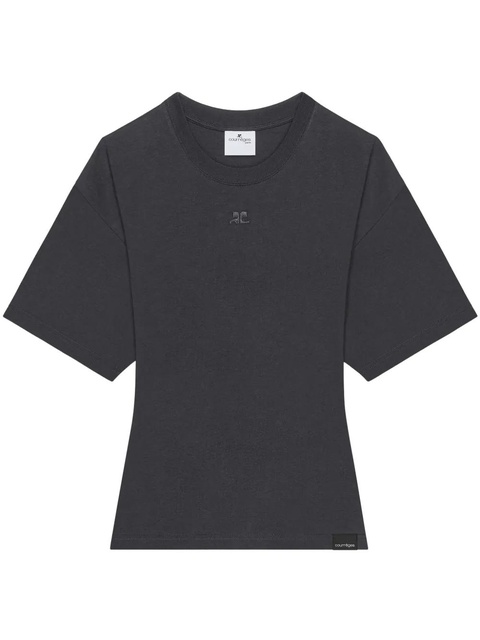 Courrèges wide-sleeves T-shirt - Grey - zdjęcie produktu nr 1