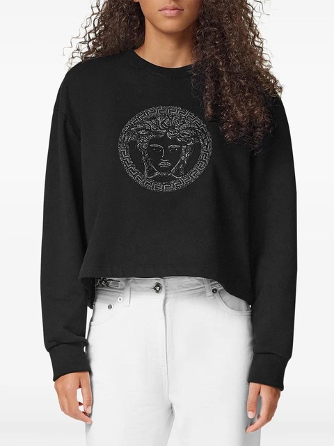 Versace Medusa-embellished sweatshirt - Black - zdjęcie produktu nr 2