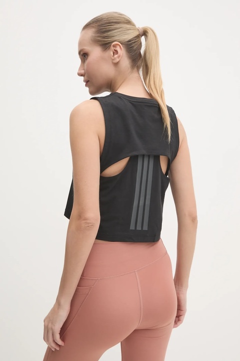 adidas Performance top treningowy kolor czarny JJ3501 - zdjęcie produktu nr 1