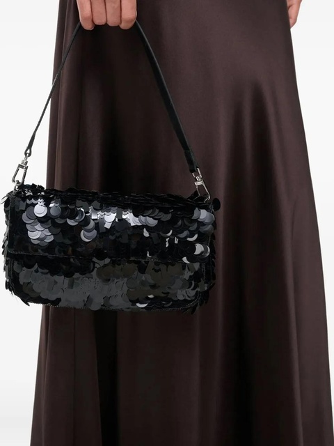 STAUD TIMMY sequin shoulder bag - Black - zdjęcie produktu nr 2