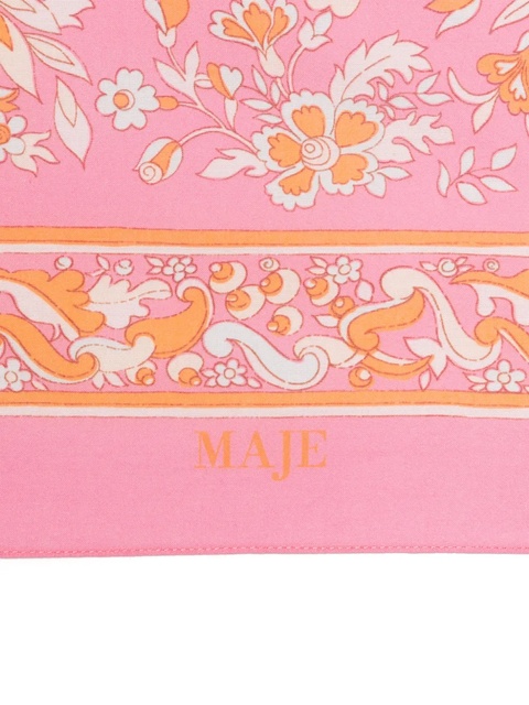 Maje paisley-print scarf - Pink - zdjęcie produktu nr 1