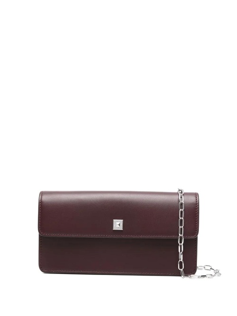 Max Mara Busta leather clutch - Red - zdjęcie produktu nr 1