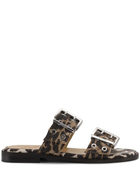GANNI buckle sandals - Brown - zdjęcie produktu nr 1