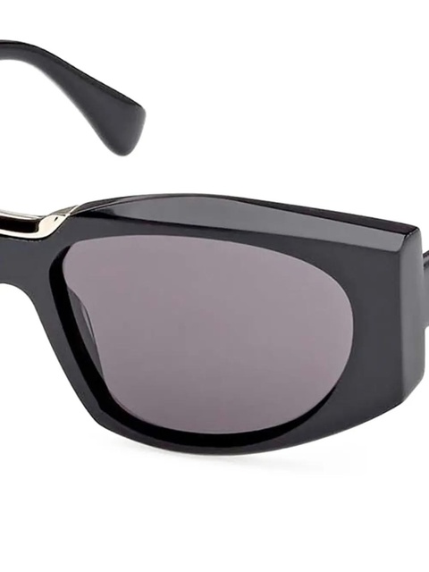 Max Mara Eyewear geometric-frame sunglasses - Black - zdjęcie produktu nr 2