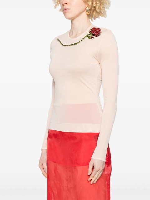 Simone Rocha mesh top - Neutrals - zdjęcie produktu nr 2