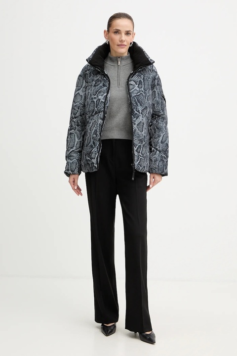 Guess kurtka MARTINA kolor szary zimowa W5BL47 W3702 - zdjęcie produktu nr 2