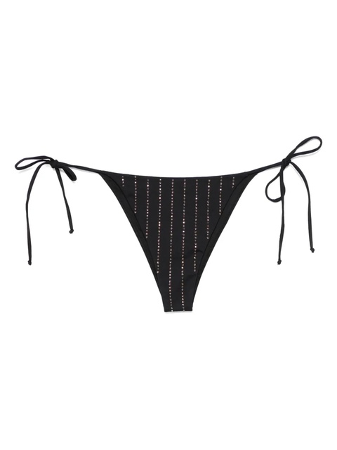 MC2 Saint Barth rhinestone-embellished bikin briefs - Black - zdjęcie produktu nr 1
