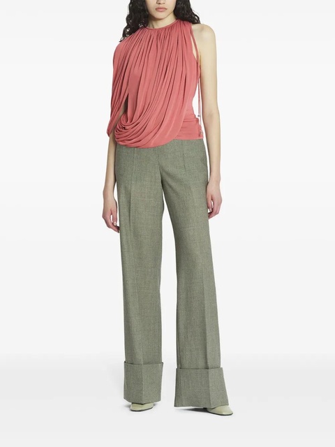 Lanvin draped jersey top - Pink - zdjęcie produktu nr 2