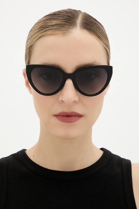 Love Moschino okulary przeciwsłoneczne damskie kolor czarny MOL095/S - zdjęcie produktu nr 2