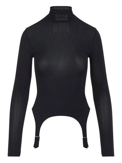 Jean Paul Gaultier Garter high-neck top - Blue - zdjęcie produktu nr 2