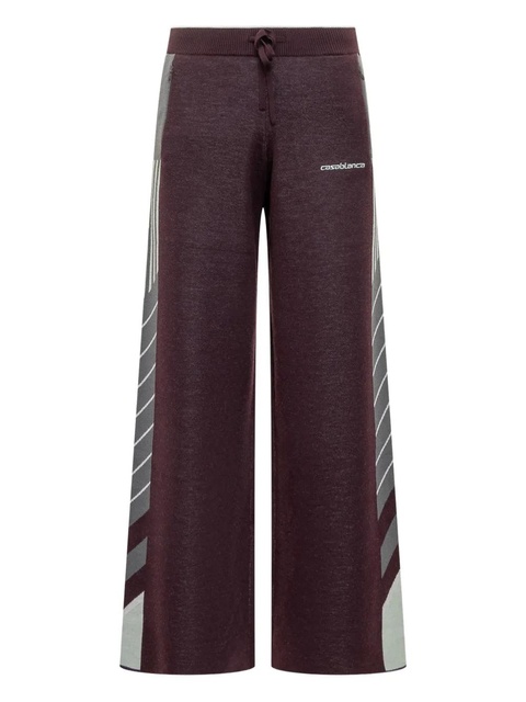 Casablanca Diagonal Tennis trousers - Red - zdjęcie produktu nr 1