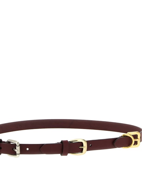 ETRO leather buckle belt - Red - zdjęcie produktu nr 2